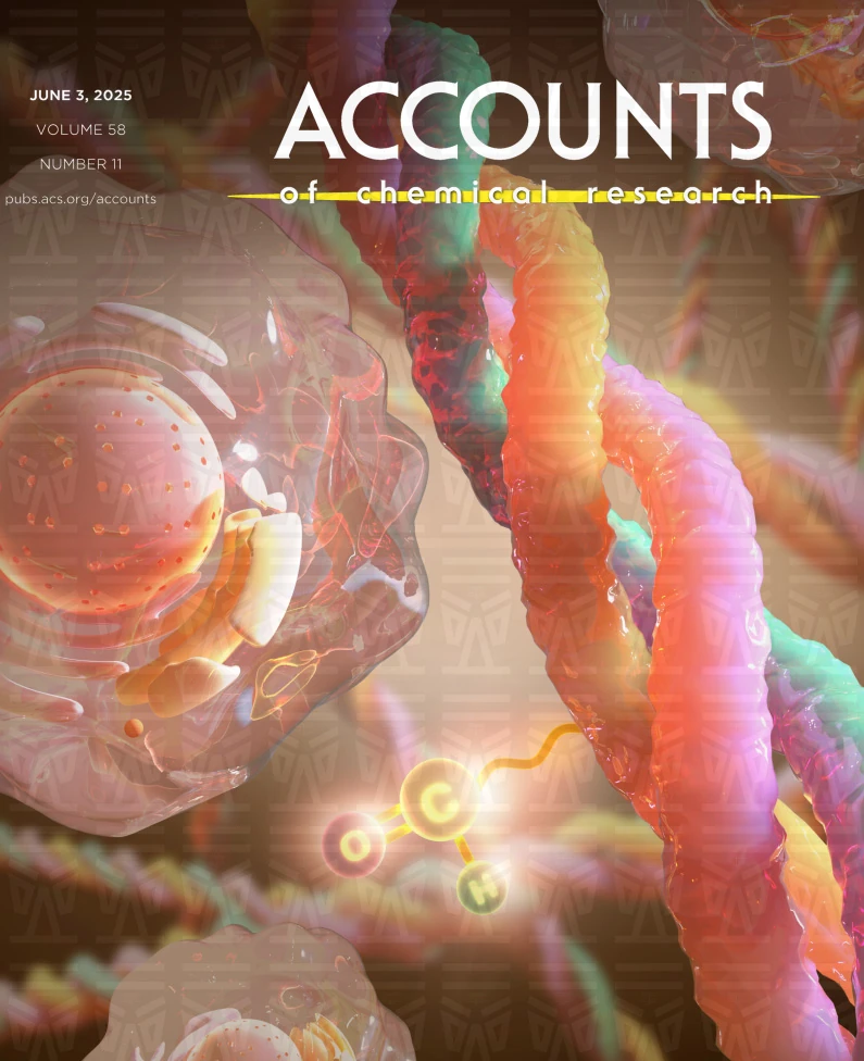 Molecular visualization journal cover