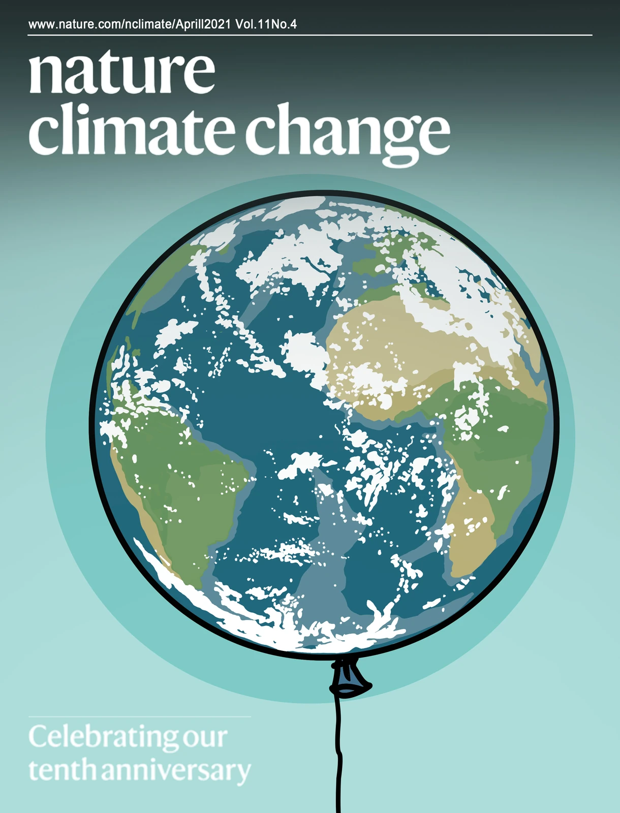 Climate science balloon journal cover